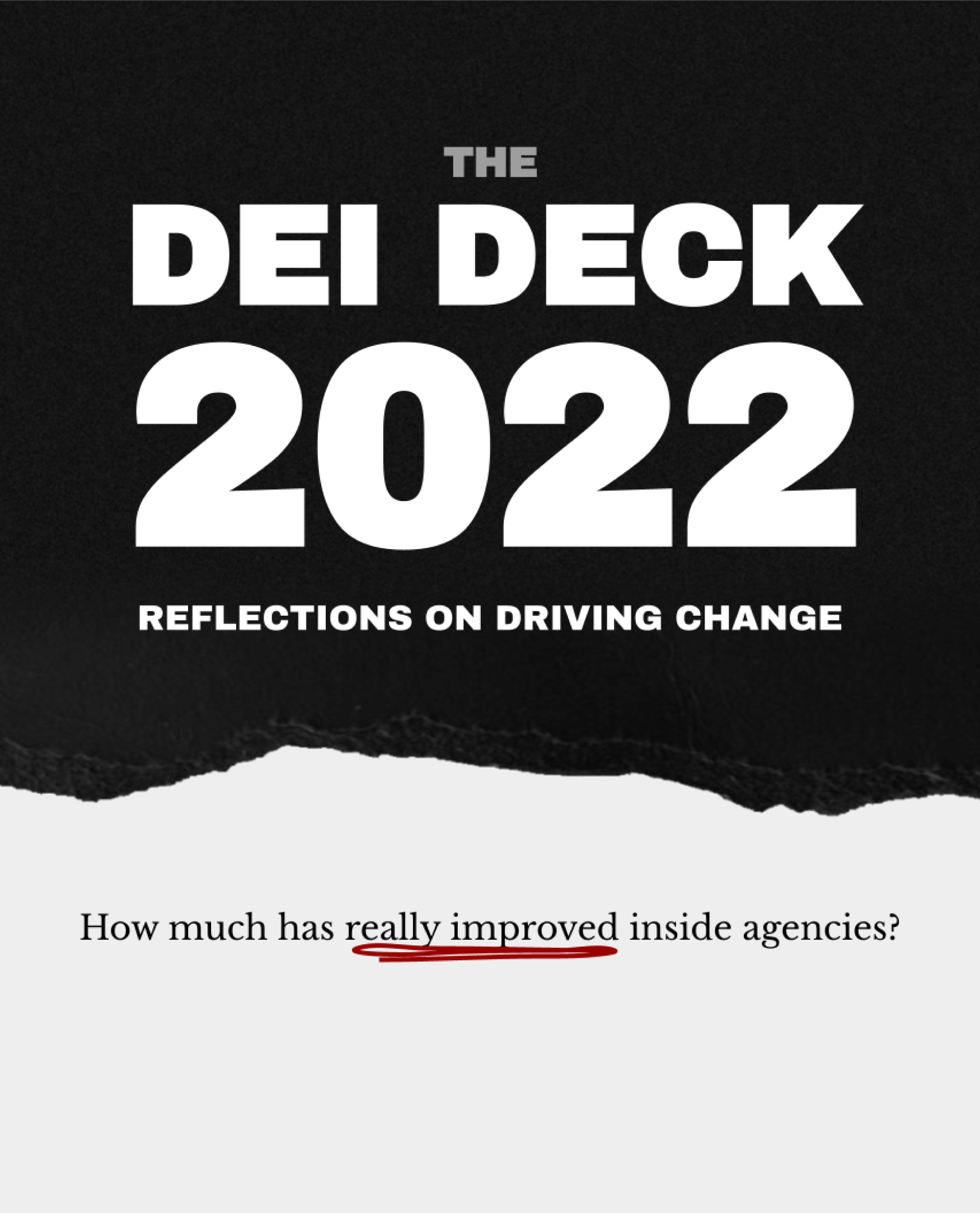 The Volume zine volume 1: The DEI Deck Cover