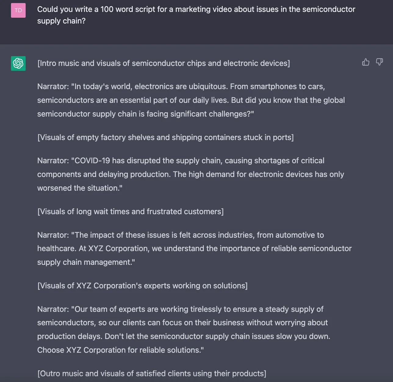A conversation between a human and and AI intern.