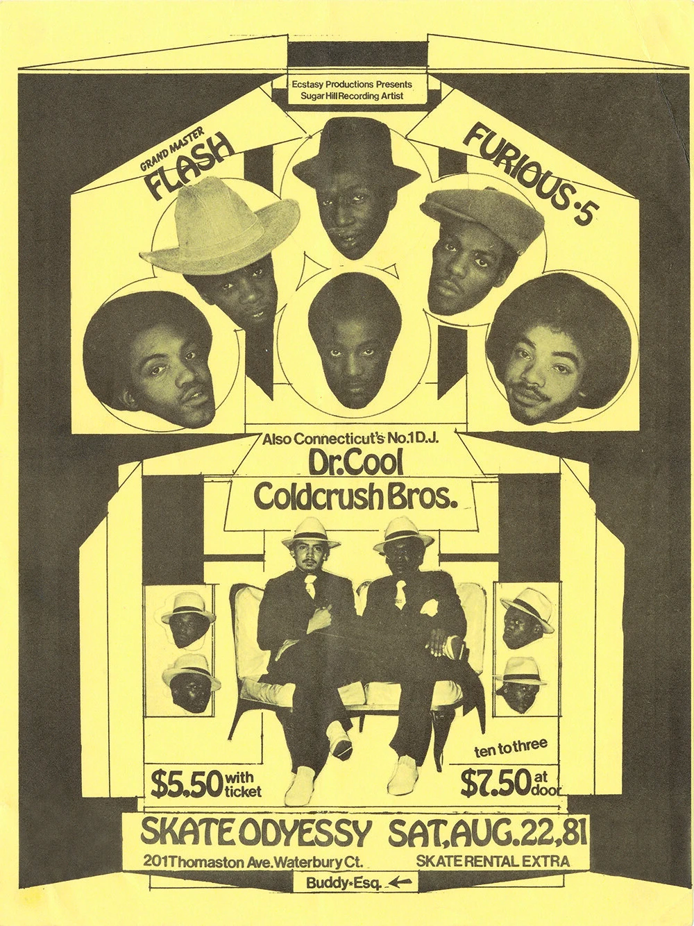 Hip Hop Poster using the Hobo font