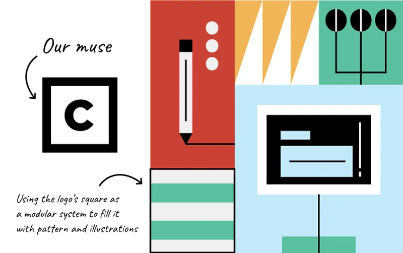 An illustration of our new design system.
