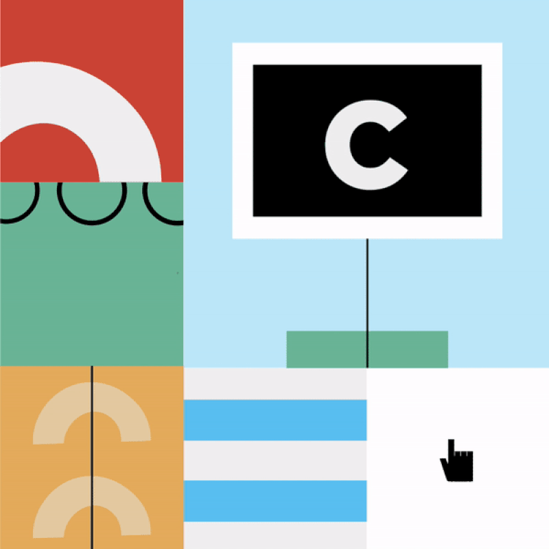 An animated gif of our new design system