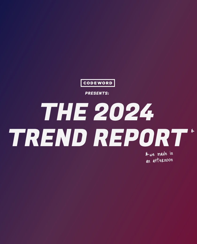 Volume Zine Vol 7. The 2024 Trend Report That We Made in an Afternoon